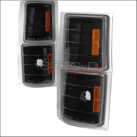 Overtime 4 Pieces Corner Light for 94 to 98 Chevrolet Full Size Pick Up- Black - 6 x 6 x 22 in. OV3294280